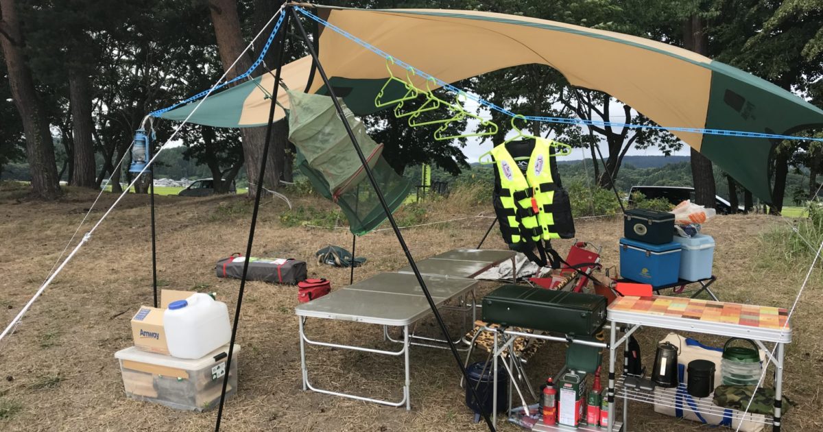台風キャンプ まさかの大型 強風キャンプ Hayato Camp 1男1女のパパ Hayatoのキャンプの魅力を伝えるブログ